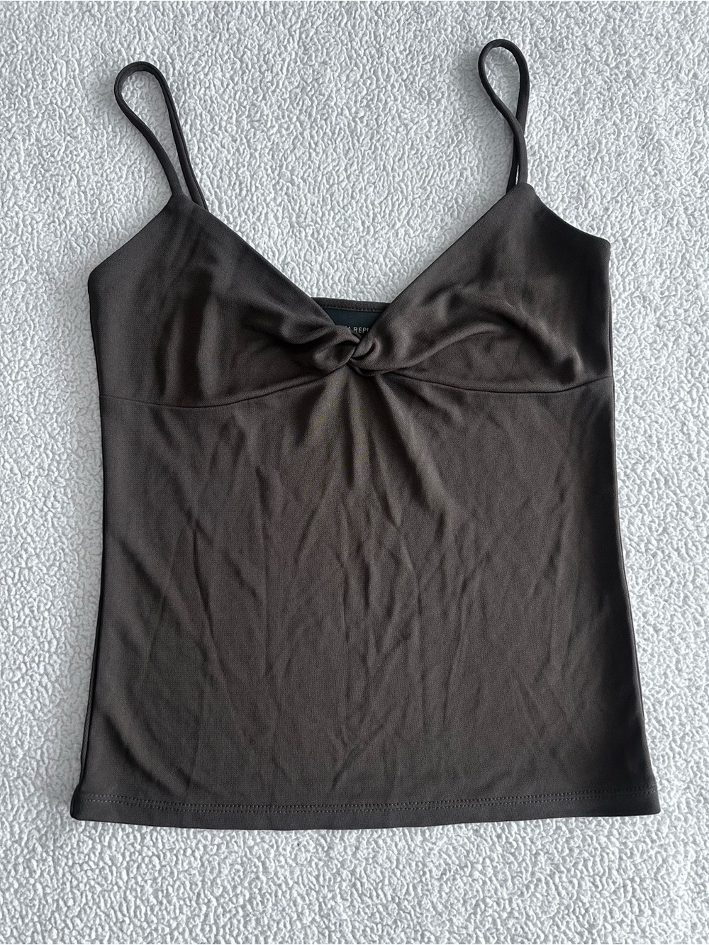 Banana Republic Vintage OliveTwist Front Cami Top XS Y2K